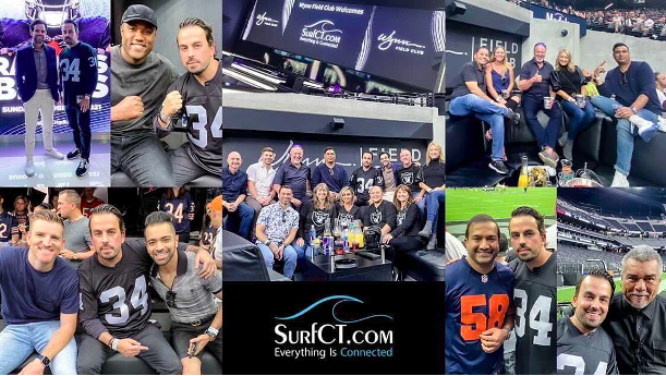 SurfCT, the #1 Dental Information Technology Company, Hosted an NFL VIP Event at the Wynn Field Club at Allegiant Stadium in Las Vegas